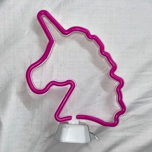 Pink Unicorn Neon led Sculpture